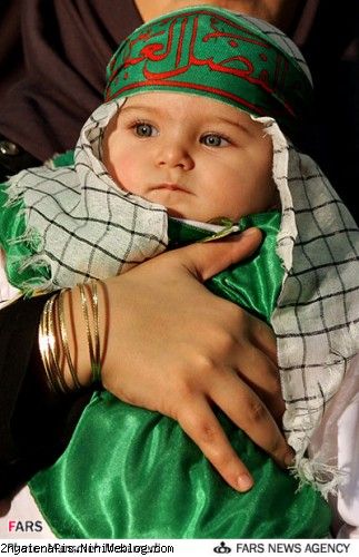 مدل لباس شیرخوارگان حسینی, مدل لباس علی اصغر همایش جهانی شیرخوارگان حسینی مهدیه تهران 91