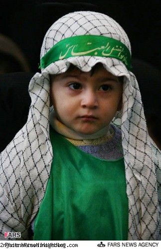 مدل لباس شیرخوارگان حسینی, مدل لباس علی اصغر همایش جهانی شیرخوارگان حسینی مهدیه تهران 91