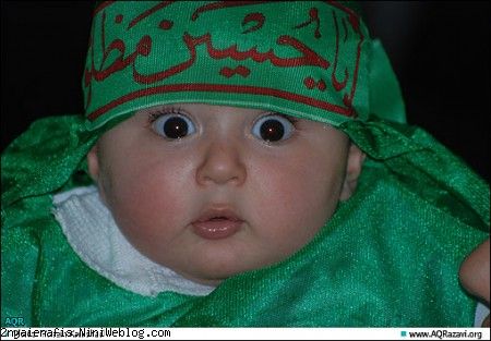 مدل لباس شیرخوارگان حسینی, مدل لباس علی اصغر همایش جهانی شیرخوارگان حسینی مهدیه تهران 91