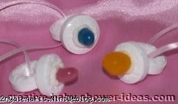   آموزش ساختن آبنبات پستونکی how to make a candy pacifier candy pacifier necklaces