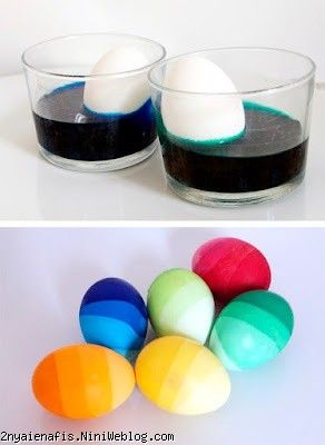 شیوه ی جالب رنگ کردن تخم مرغ عید نوروز