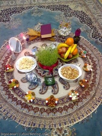 تزیین سفره هفت سین نوروز 92
