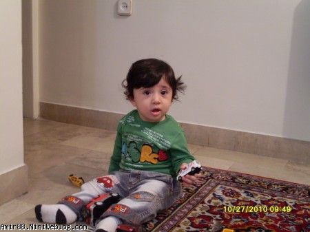 امير محمد قبل از آرايشگاه
