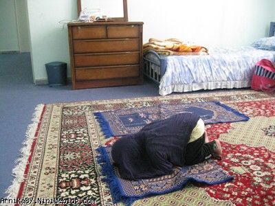آرنیکا در حال نماز