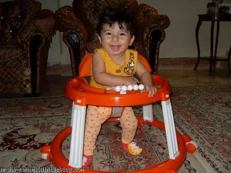 آرشا جونم سوار روروئک جدیدش عشق می کنه