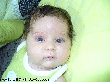 دخمل یک ماهه من با اون چشمهایی سبزش