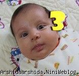 3 ماهگی آرشیدا 