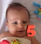 5 ماهگی آرشیدا 