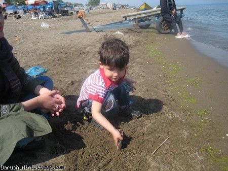 داریوش در ساحل بابلسر