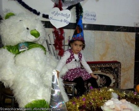 تولد دیانا جونتولد سه سالگیت مبارک