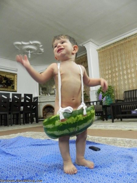 یاسین با لباس غار نشینها 5 هزار سال