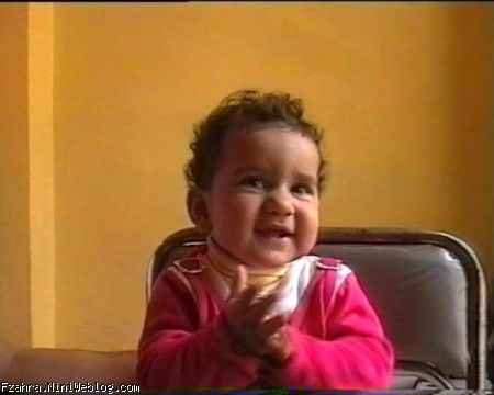زهرا در 7ماهگی