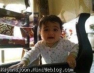 این از اولین شیطونی هام  که رفتم زیر میز و سرم خورده به شیشه اش
