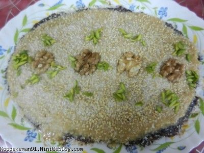 آشپزی لیدی الهام حلوای زنجبیلی و طرز تهیه حلوای مجلسی بیتوته آشپزی لیدی الهام حلوای زنجبیلی و طرز تهیه حلوای مجلسی بیتوته
