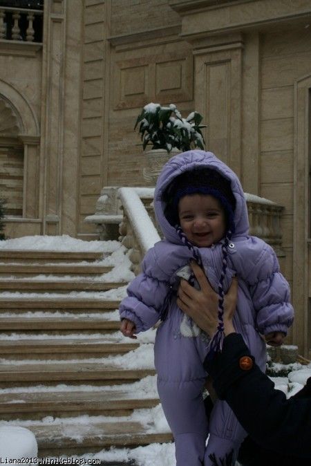 لیانا در برف