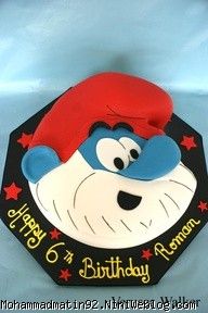 smurf cake
