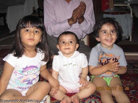 بازی با امیر محمد و ضحا