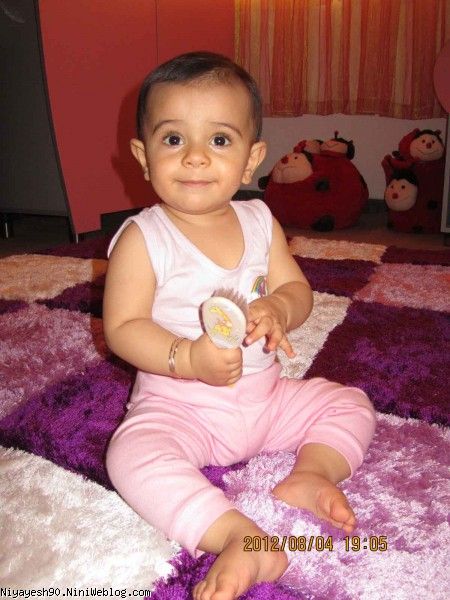 شانه کردن موهام