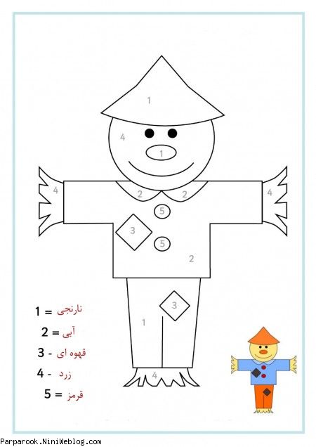 رنگ آمیزی مترسک با اعداد