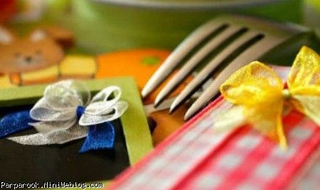 به راحتی پاپیون و گل بسازید