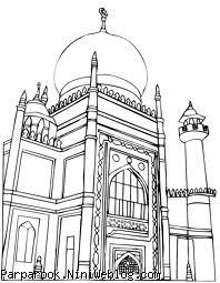 رنگ آمیزی مسجد