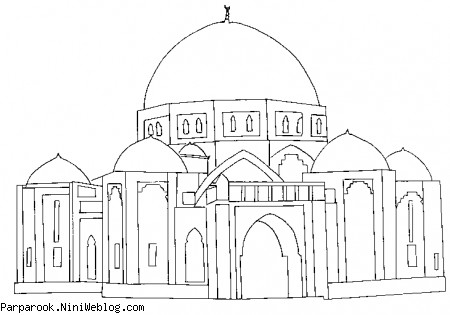رنگ آمیزی مسجد