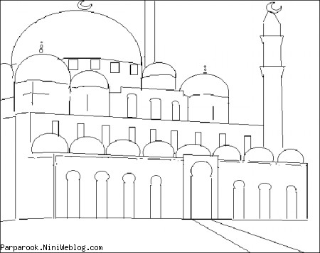 رنگ آمیزی مسجد