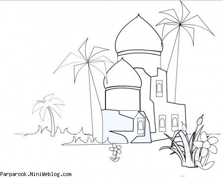 رنگ آمیزی مسجد