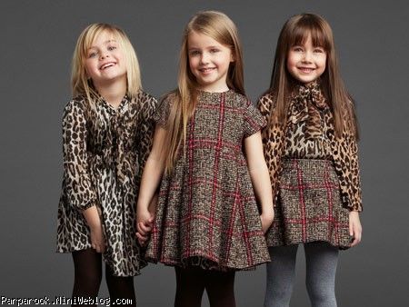 مدل لباس زمستانی بچه گانه برند Dolce & Gabbana 
