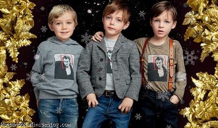 مدل لباس زمستانی بچه گانه برند Dolce & Gabbana 