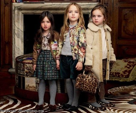مدل لباس زمستانی بچه گانه برند Dolce & Gabbana 