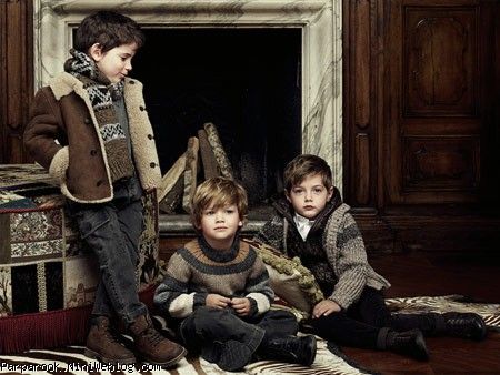 مدل لباس زمستانی بچه گانه برند Dolce & Gabbana 