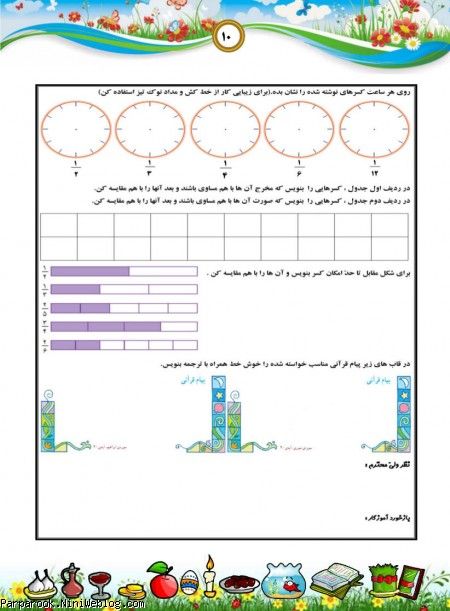 پیک نوروزی پایه سوم ابتدایی سال۱۳۹۳