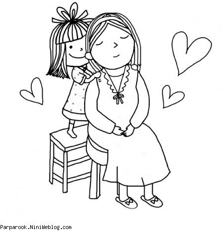 روز مادر رنگ آمیزی