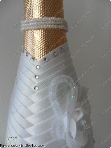 آموزش تزیین بطری دلستر عروسی به شکل عروس و داماد