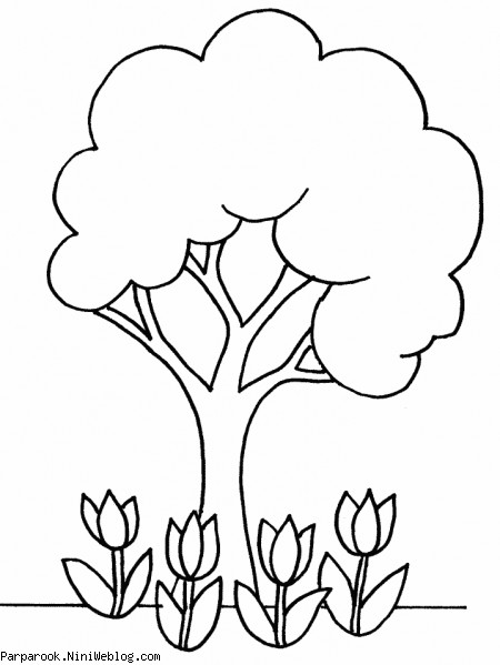 طرح های رنگ آمیزی درخت