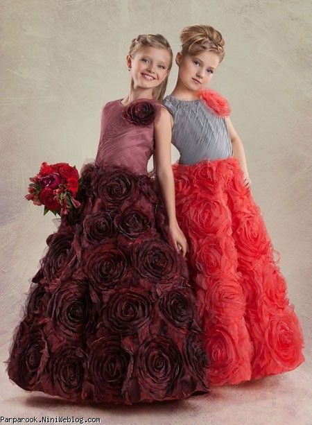 نمونه هایی از شیک ترین و جدیدترین لباس مجلسی دخترانه 2014
