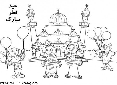 طرح های رنگ آمیزی ماه رمضان