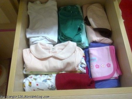 کشوی لباسهای نوزادی1