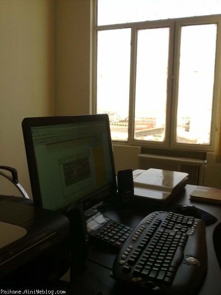 منظره ای که همیشه صبح میبینم 