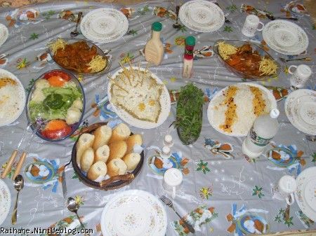 سفره شام