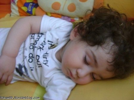 فرشته كوچولوخوابيده