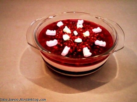 ژله بستني انار