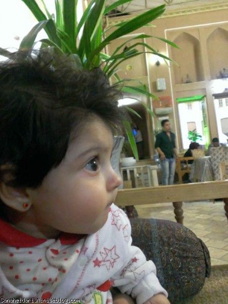 سنا سادات در رستوران سنتی