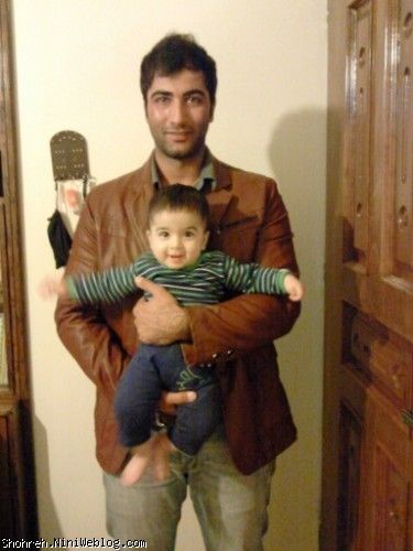 من و بابایی بعد از عروسی عمو مجید