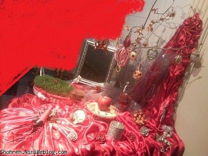 سفره هفت سین که هنر دست خودمه